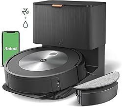 iRobot Roomba Combo j5+ Self-Emptying Robot Vacuum & Mop – Identifies and Avoids Obstacles Like Pet Waste & Cords, Empties Itself for 60 Days, Clean by Room with Smart Mapping, Alexa​